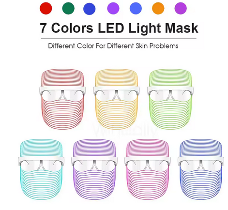 Masque led facial 7 colors